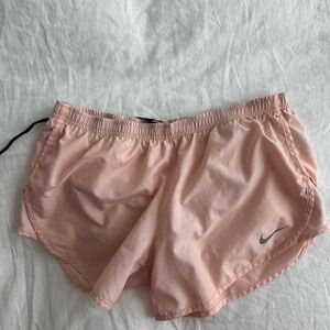 Nike Women's Soft Pink Athletic Shorts